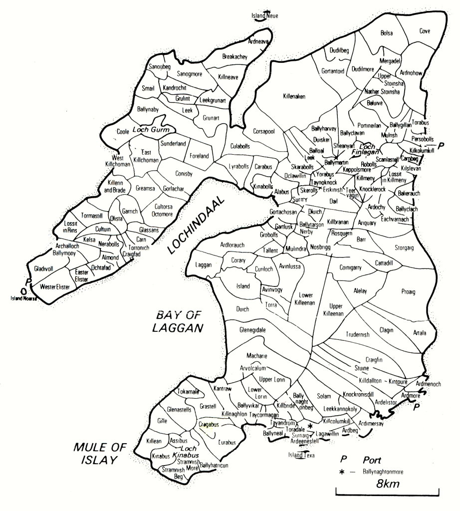 Islay place-names.